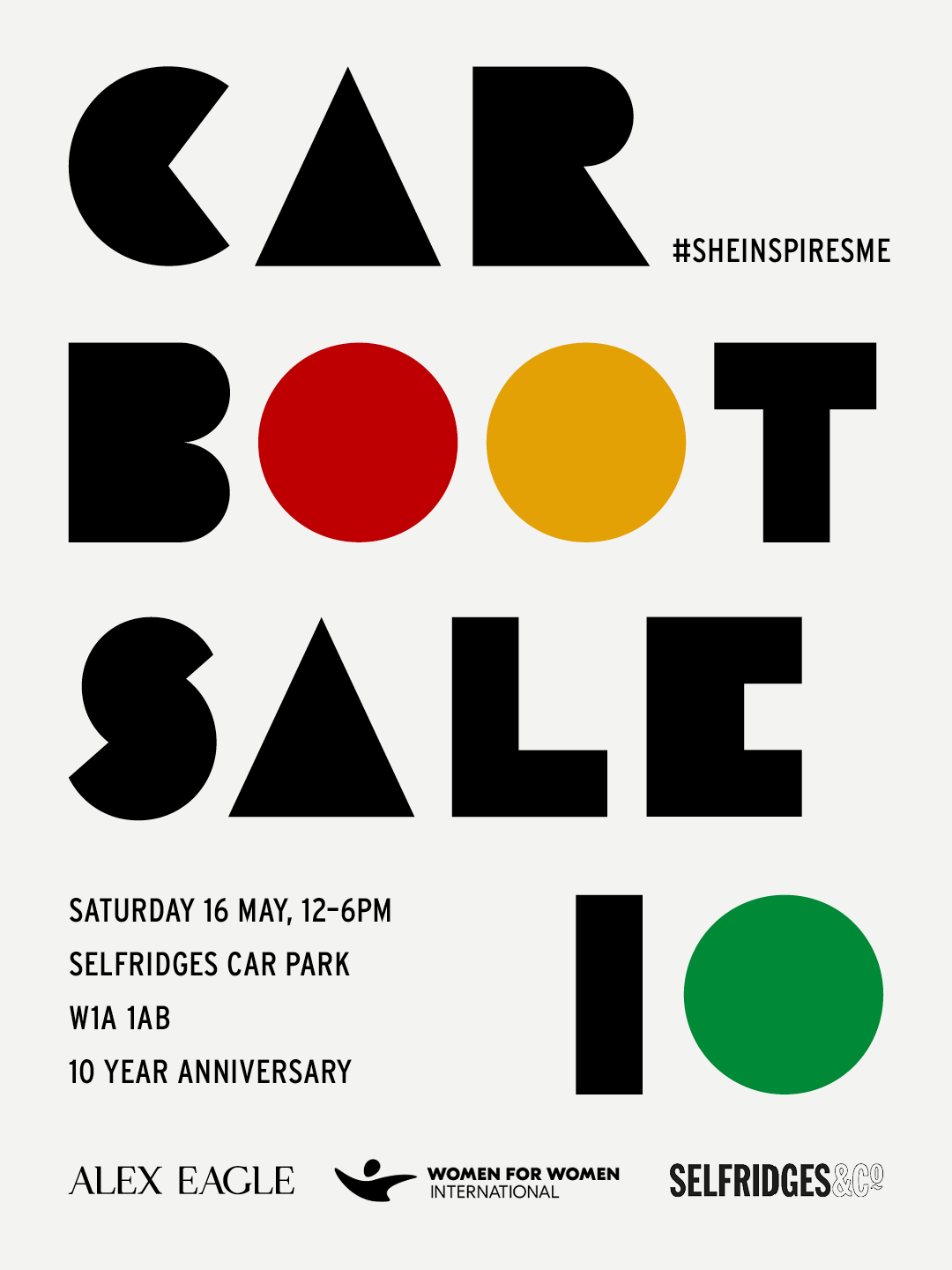 ""car boot sale invite design