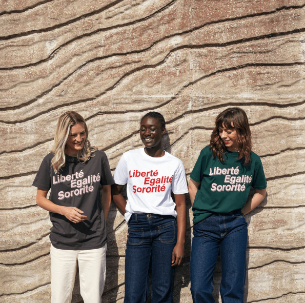 Black & Beech Liberté Egalité Sororité t-shirt