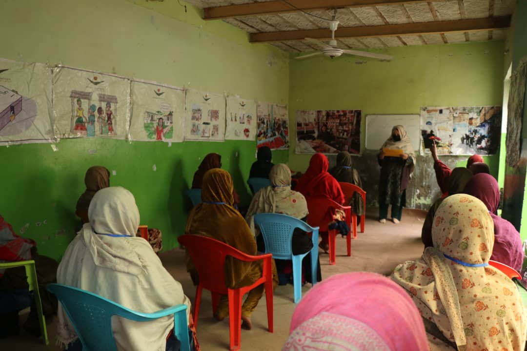 Women for Women International classroom in Afghanistan.