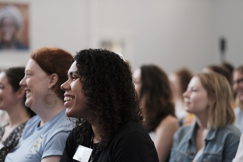 Audience at #SheInspiresMe Live Feminist Festival in 2018.