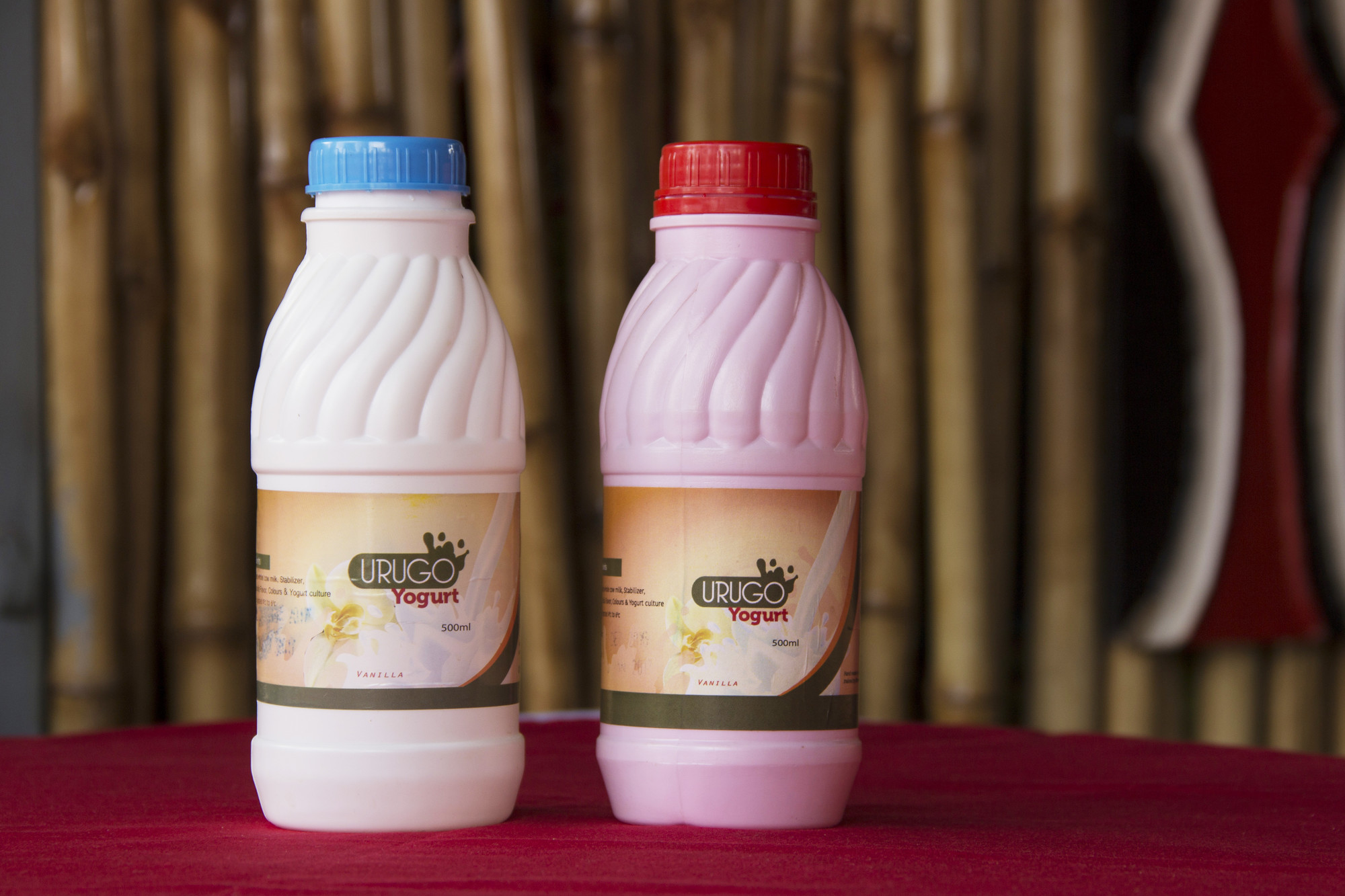 Yoghurt produced by graduates of the Stronger Women, Stronger Nations programme in Rwanda. Photo Credit: Gabriel Dusabe