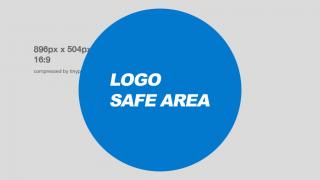 test with logo safe area