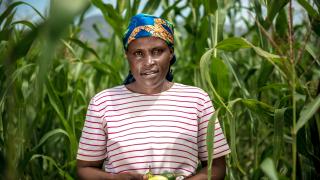 Tumaini, a programme participant from the Democratic Republic of Congo. Photo: Ryan Carter