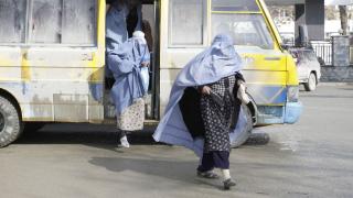 Women wearing burqas. Photo: Hossein Fatemi.