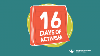 16 Days of Activism Calendar.