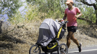 Our amazing supporter Lootie running 28,300 km around the world in aid of women survivors of war. Photo: Lootie
