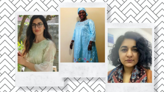 Women for Women International staff and programme participants were asked by Stylist which woman inspired them the most. Photo: Women for Women International. Design: Stylist