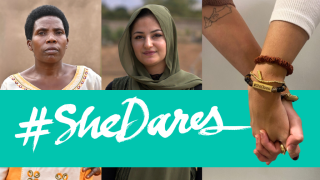 Every #SheDares bracelet has been lovingly handcrafted by our programme participants in Rwanda and Afghanistan.