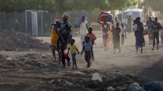 Photo of internally displaced people in Sudan. 