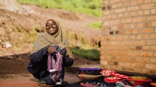 Jewellery making is one of the vocational skills women can choose to learn during our one-year programme providing them a way to financially support themselves and their families.. Photo: Serrah Gallos