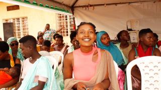 Josephine at the Adolescent Girls Programme graduation in July 2024. Photo: Women for Women Rwanda