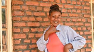Josephine joined the Adolescent Girls programme when she was 17. Photo: Women for Women International