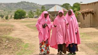 Change Agents in a community in Nigeria. Photo: Monilekan