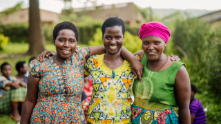 Women for Women International programme participants in Rwanda. Photo: Serrah Galos