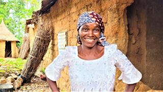 Grace lives in Nigeria. She is from Wereng village in Riyom local government area, and her husband is from Fwil in Vwang community of Jos South local government area of Plateau state – where they currently live. Photo: Women for Women International 