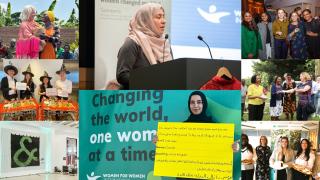 A&O Shearman fundraising activities include bake sales, Iftar dinners and challenge events. Photo: A&O Shearman, Women for Women International