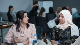 Women for Women International Iraq team coordinates a consultation with women leaders in Shekhan