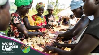 Women cooking together