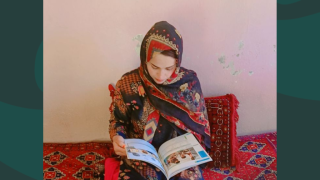 Frishta hopes for a time when women and girls in Afghanistan will be able to continue their education and see their other rights protected. She shares her story under a pseudonym for her safety. Photo: Women for Women International