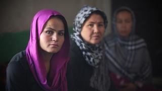 Participants of our Stronger Women, Stronger Nations programme in Afghanistan are learning to navigate the challenges of gender-based violence in their communities, and to advocate for their rights despite cultural and structural barriers. Photo credit: Rada Akbar.