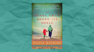 The Pearl That Broke Its Shell book cover on blue background