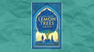 As Long as the Lemon Trees Grow Book Cover on blue background