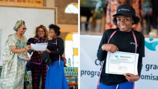 Feza at the Adolescent Girls Programme graduation. Photo: Patrick Luhiriri
