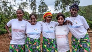 A group of Change Agents in the Democratic Republic of Congo. Photo credit: Esther Nsapu