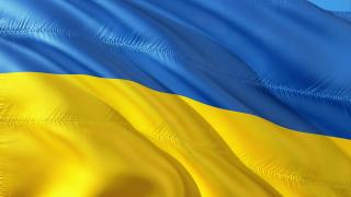 Ukrainian flag.