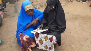 Aishatu and her daughter, Ummi. 