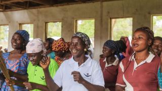 Graduation celebration for programme graduates in Plateau State, Nigeria. Photo: Sefa Nkansa