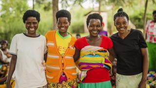 Stronger Women, Stronger Nations programme participants in Rwanda. Photo: Serrah Galos 