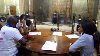 Our DRC team partnered with the local Ministry of Health to air call-in radio shows about COVID-19 