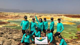 Women on a Mission team in the Danakil Depression. Photo credit: Women on a Mission