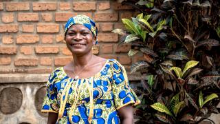 Today, Honorata works as a trainer at Women for Women International-DRC, helping more women realise and use their power. Photo: Ryan Carter