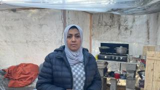 Madlien shares the stories of Palestinian women. Photo: Women for Women International