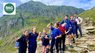 Leeds RAG Students at their Three Peaks challenge.