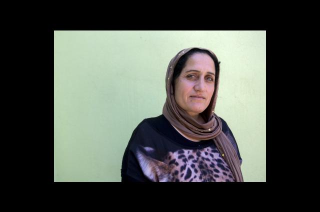 Seve Ezdin Khalaf, a Yezidi woman from Sinjar