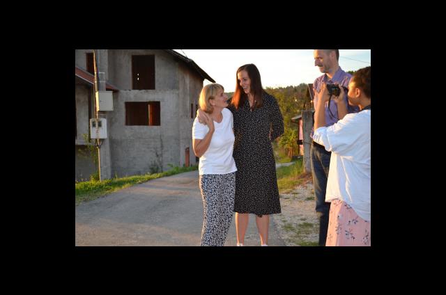 Brita and Amela. Photo: Women for Women International