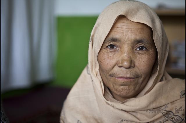 "When I joined, I found myself in a group of 25 women. That’s when I learned that I wasn’t alone in my suffering. There are other women, who have the same pain and hardships. To realise that was amazing." Zarghuna, Afghanistan Photo: Millie Harvey